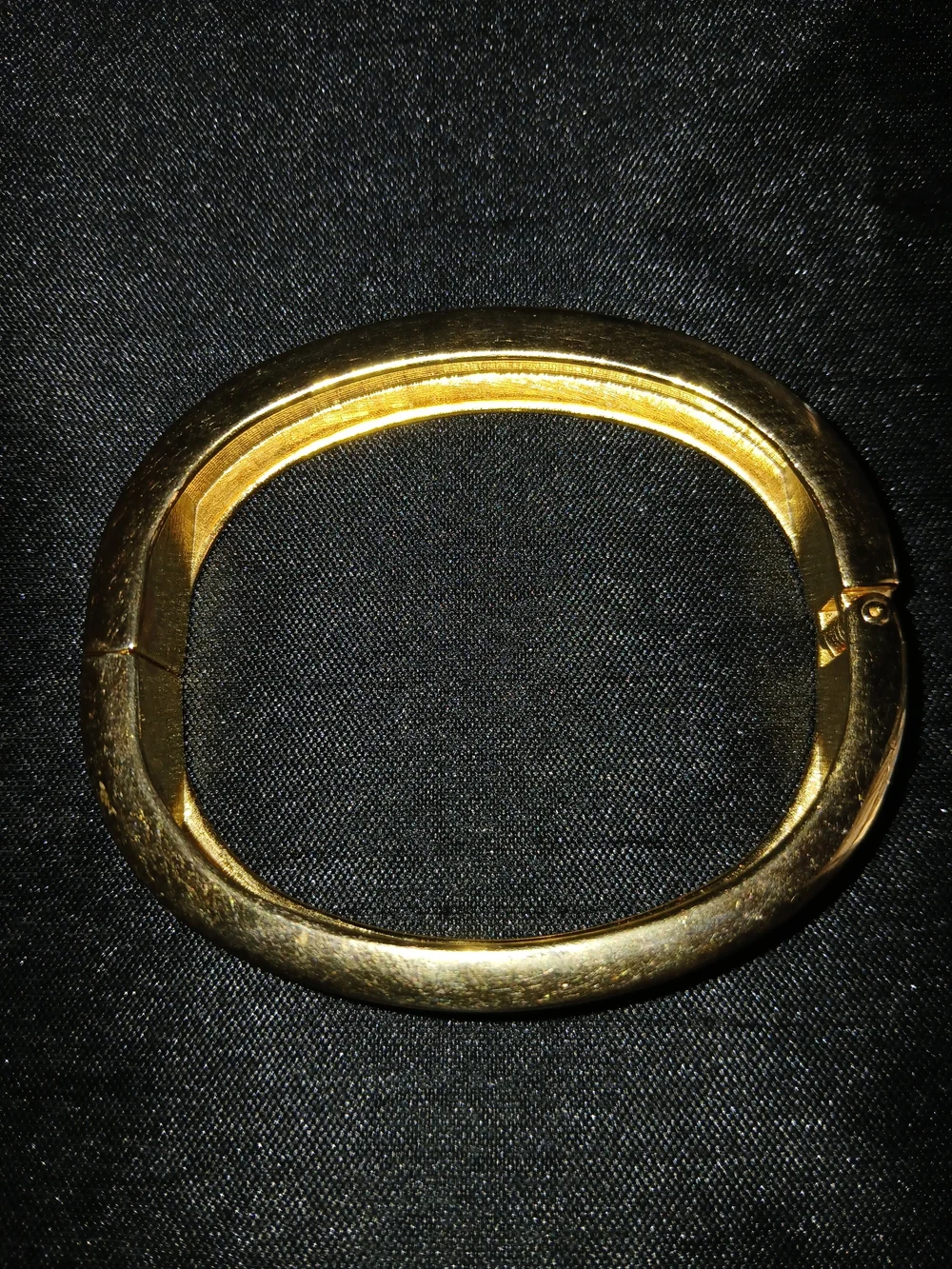 Gold-Tone Multicolor Enamel Women's Bangle Bracelet